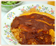 ふわふわ玉子のオムライス